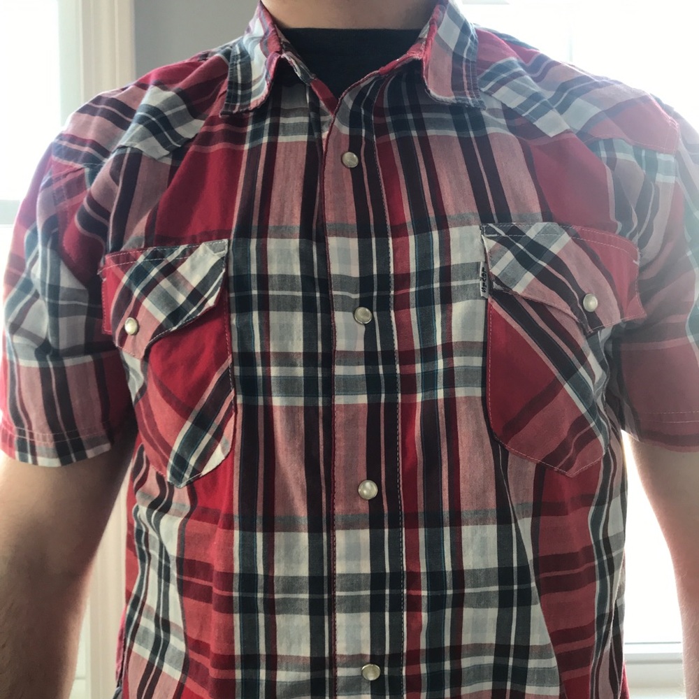 Levi’s Plaid Button Down
